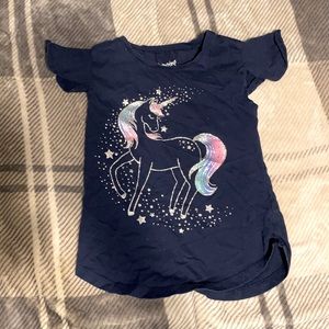 Girls jumping beans size 5 unicorn shirt